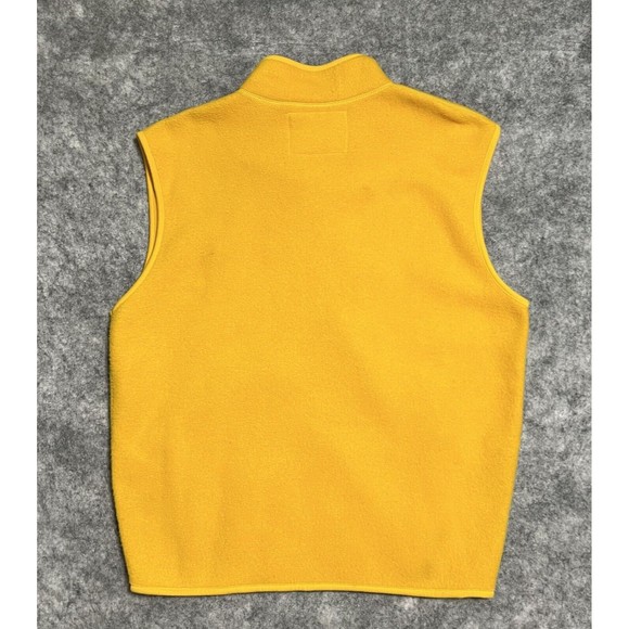 VINTAGE Gap Alpine 317 Racing Series Vest Men's L Yellow Fleece Mountain - Picture 2 of 13